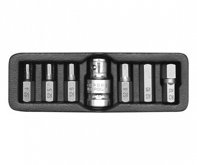 Набор бит YATO с переходниками YT-0412