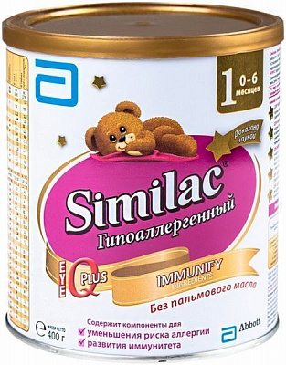 Сухая молочная смесь Similac гипоаллергенная 1 400 г 8427030004839