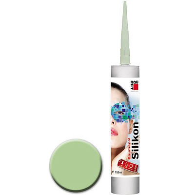 Герметик Baumit Baumaсol силіконовий санітарний 310 мл світло-зелений