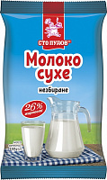 Сухе молоко Сто пудів незбиране 150 г