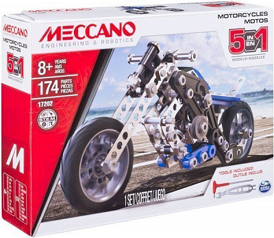 Конструктор Meccano Мотоцикли 5 моделей 6036044
