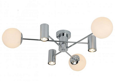 Люстра Miorro Palermo металл/стекло3x7 Вт GU10 хром 51-311-041