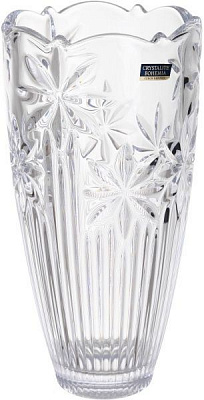 Ваза Perseus2 стеклянная прозрачная 25 см Bohemia