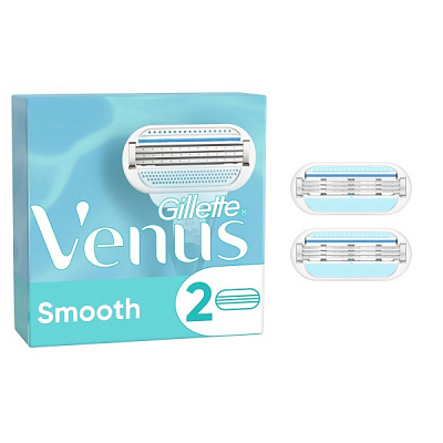 Сменный картридж Gillette Venus Smooth (51368005) 2 шт.