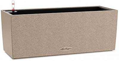 Вазон пластиковый Lechuza BALCONERA Stone 50 прямоугольный 8л песочно-бежевый (15651) 