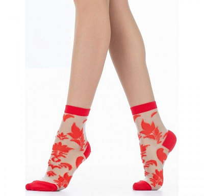 Носки женские Giulia WS2 Cristal 043 р. 36-38 красный 