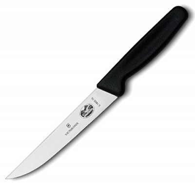Нож кухонный Carving 5.1803.15 15 см черный Victorinox