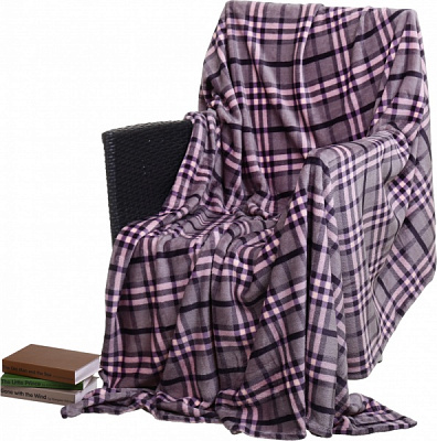 Плед Frannel Home story 200x220 см фіолетовий La Nuit