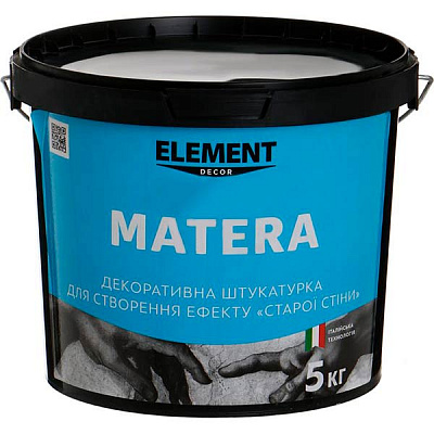 Декоративная штукатурка моделирующая Element Decor Matera 5 кг белый