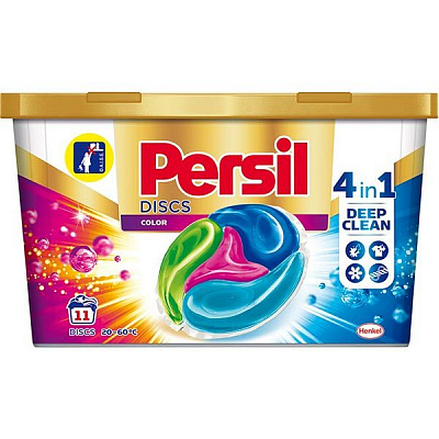 Капсулы для машинной стирки Persil Discs Color Deep Clean 0,332 кг 11 шт.