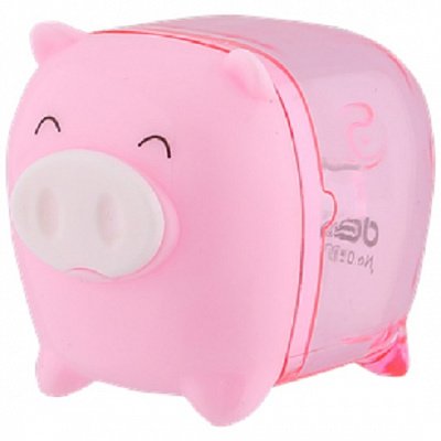 Чинка з контейнером Свинка мiкс 0557Е Deli