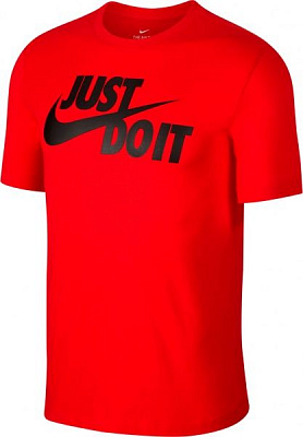 Футболка Nike M NSW TEE JUST DO IT SWOOSH AR5006-657 L красный