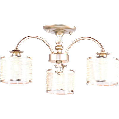 Люстра стельова Victoria Lighting Nicole/PL3 3x40 Вт E14 кремовий