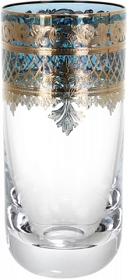 Набір склянок високих Blue and Gold 350 мл 6 шт. Combi