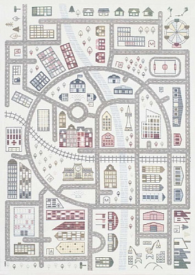 Ковер Narma ULEJOE white 100x160 см двусторонний 