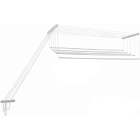 Сушарка для білизни Luna стельова 200 см