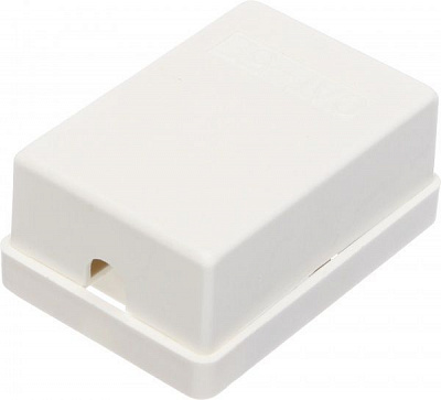 Розетка компьютерная компьютерная одинарная 1х8P8C белый РК 1х8Р8С