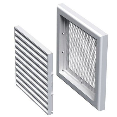 Решітка Вентс МВ 120с пластик білий