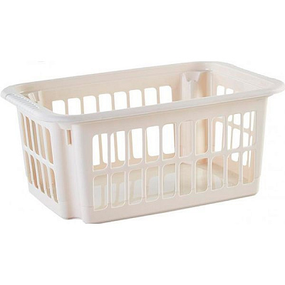 Корзина пластиковая Алеана 122059 белая роза