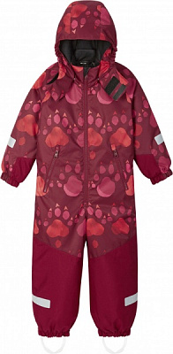 Комбінезон дитячий для дівчинки Reima 3954 р.98 бордовий 520291B