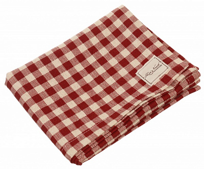 Раннер Lucy клеточка 40x140 см красный La Nuit 