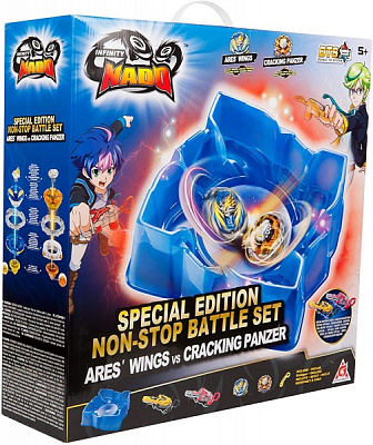 Игровой набор Auldey Infinity Nado V Арена Special Edition Battle Set + Ares Wings vs Cracking Panzer EU634801