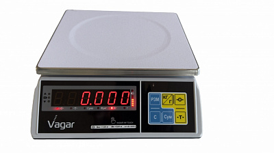 Весы фасовочные VAGAR VW TOUCH (6/15/30, LED)