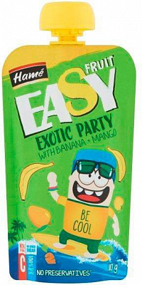 Пюре Hame EasyFruit яблуко з бананом і манго 110 г 8595139788469