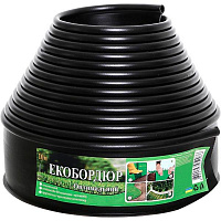Бордюрна стрічка Екобордюр 1000x10,3 см чорна