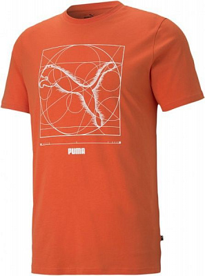 Футболка Puma Renaissance Cat Tee 58777579 2XL оранжевый