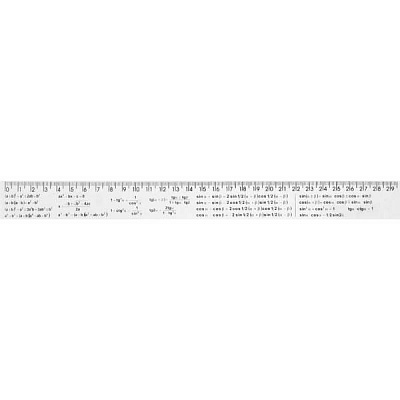 Линейка 30 см с таблицами умножения/объема/площади/массы Wavin Ekoplastik