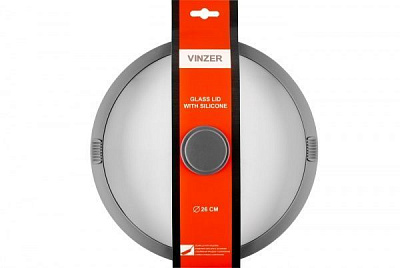 Крышка стеклянная 26 см 89251 Vinzer