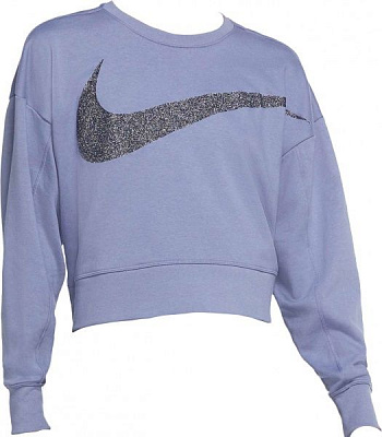 Джемпер Nike W NK DY GET FIT FC C PP1 SPRKL CU9014-482 р. M голубой