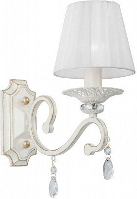 Бра Vitaluce 1x60 Вт E14 білий із золотистим V1679-0/1A