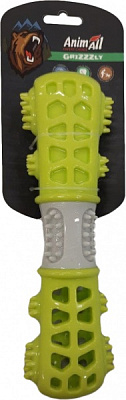 Іграшка для собак AnimAll Мультифункціональна кістка зелено-сіра 24,4х7,3х5,1 см