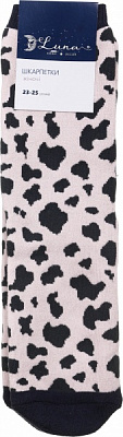 Шкарпетки жіночі Luna Пудрові з сірими плямами р.23-25 рожевий із синім 1 шт.