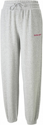 Брюки Puma TEAM SWEATPANTS TR 53838204 р. S серый