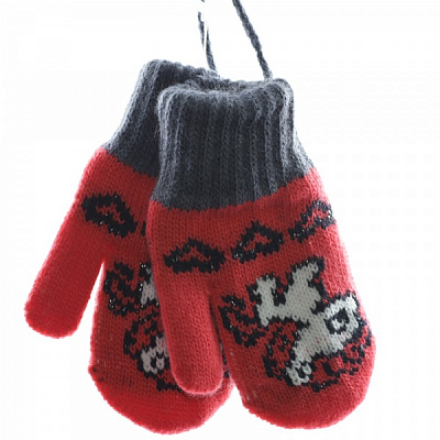 Варежки Margot Bis Pony р.11 коралловый 8401 