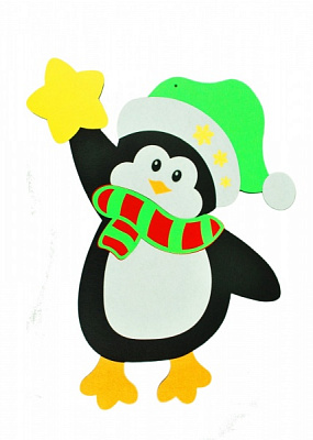 Підвіска фетрова Аплі-Краплі Пінгвін 50 см