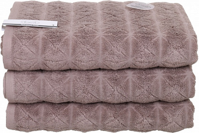 Полотенце махровое Vente 70x140 см кофейный Karna 