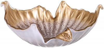 Фруктовниця Gocce 50х18 см золотиста Antonio Tammaro