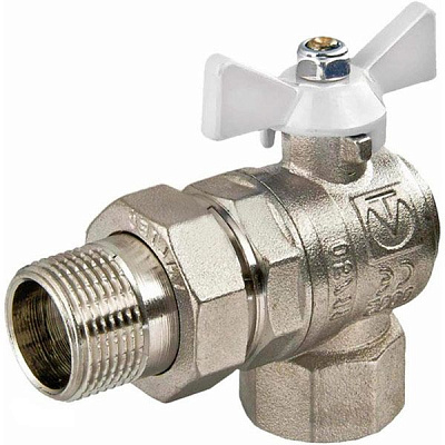 Кран кульовий Valtec BASE кутовий ВЗ 1/2
