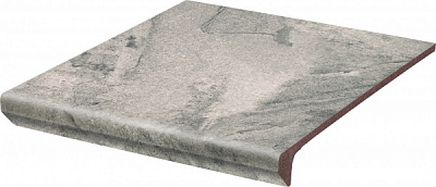 Клинкерная плитка Mattone Pietra Grafit Kapinos Stopnica Prosta 30x33 Ceramika Paradyz