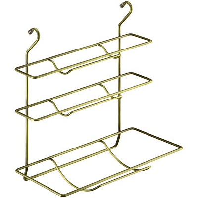 Полиця на рейлінг Lemax для паперових рушників у рулонах 327х165х358 мм антична бронза