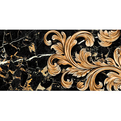 Декор Golden Tile Saint Laurent №1 9АC311 чорний 300х600 мм