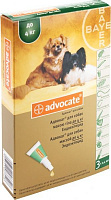 Капли Bayer для собак Advocate 1х0,4 мл от 4 кг 91027