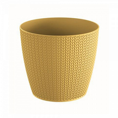 Горщик для квітів Prosperplast WHEATY 190 мм круглий 3,5 л гірчичний (26286-117)