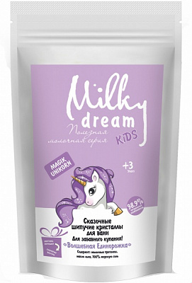 Соль для ванн Milky Dream Шипучие кристалы 