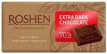 Шоколад Roshen екстрачорний 70% 90 г