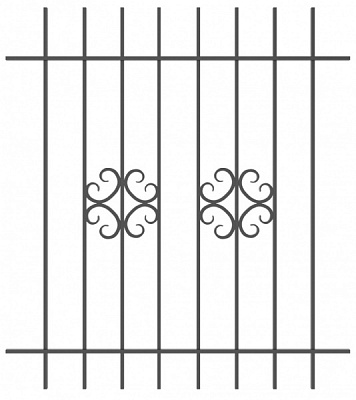 Решітка на вікно Укрітарм 1350х1500 мм (304/5)